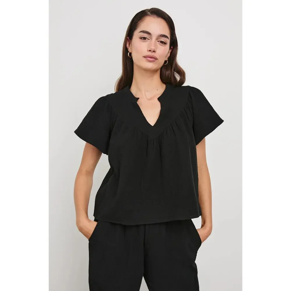 Rails Sayer Shirt Black Medium NWT - Picture 1 of 8